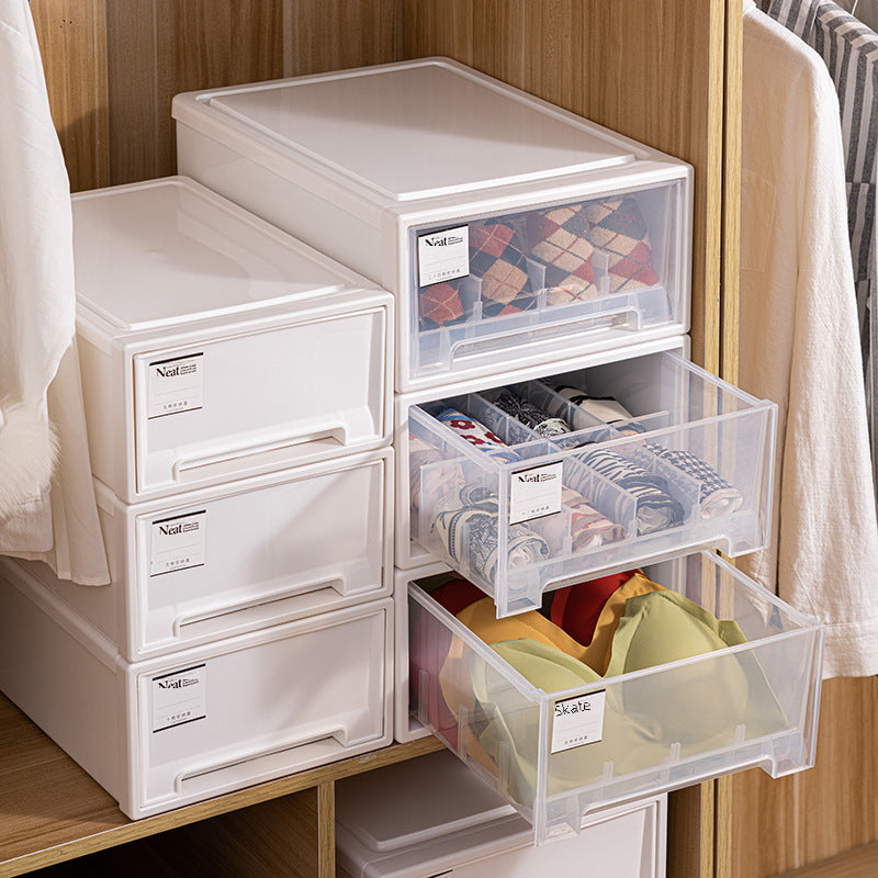Classified Drawer Style Underwear Socks Storage Box Organizer Divided Grid Storage Container For Underpants Socks